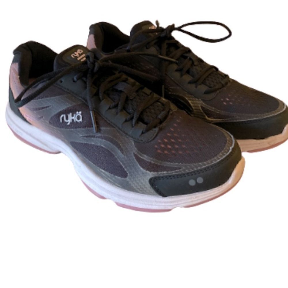 Ryka Women's Athletic Sneakers in Black and Pink